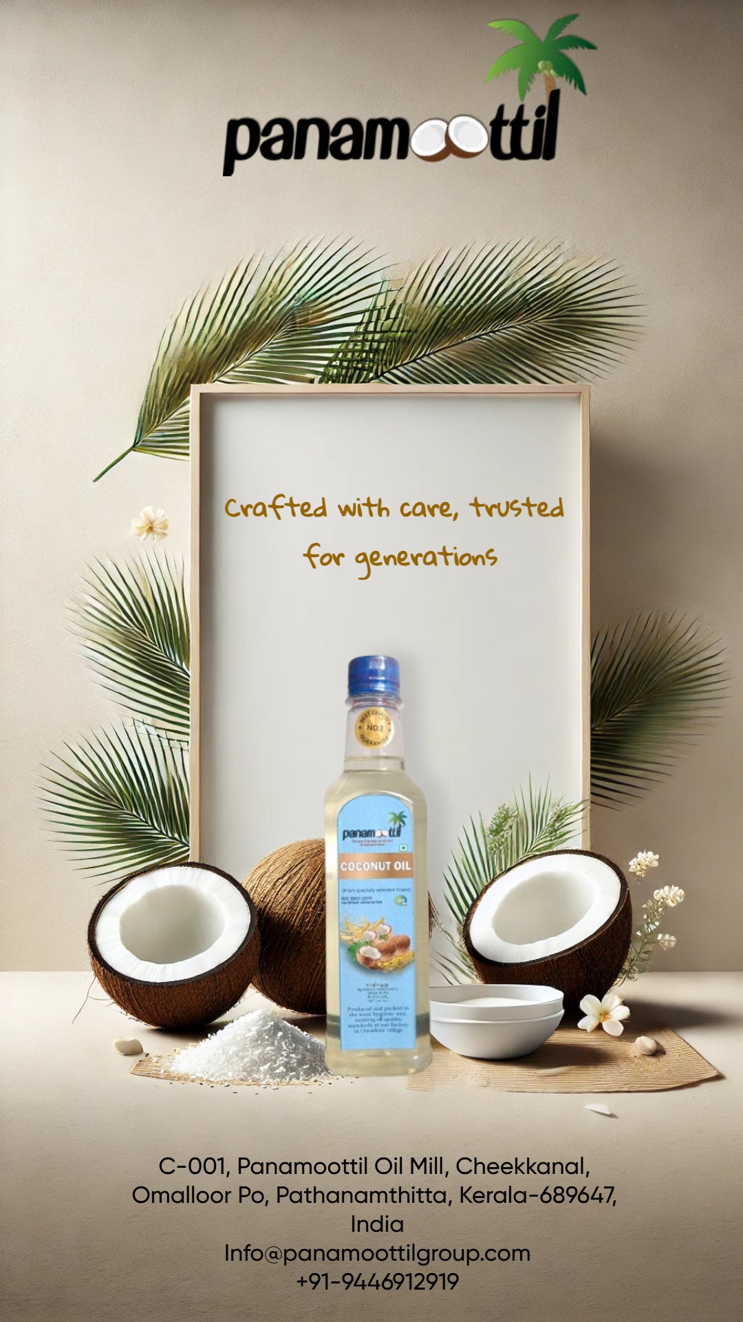 COCONUT OIL NORMAL 1 LITER BOTTLE