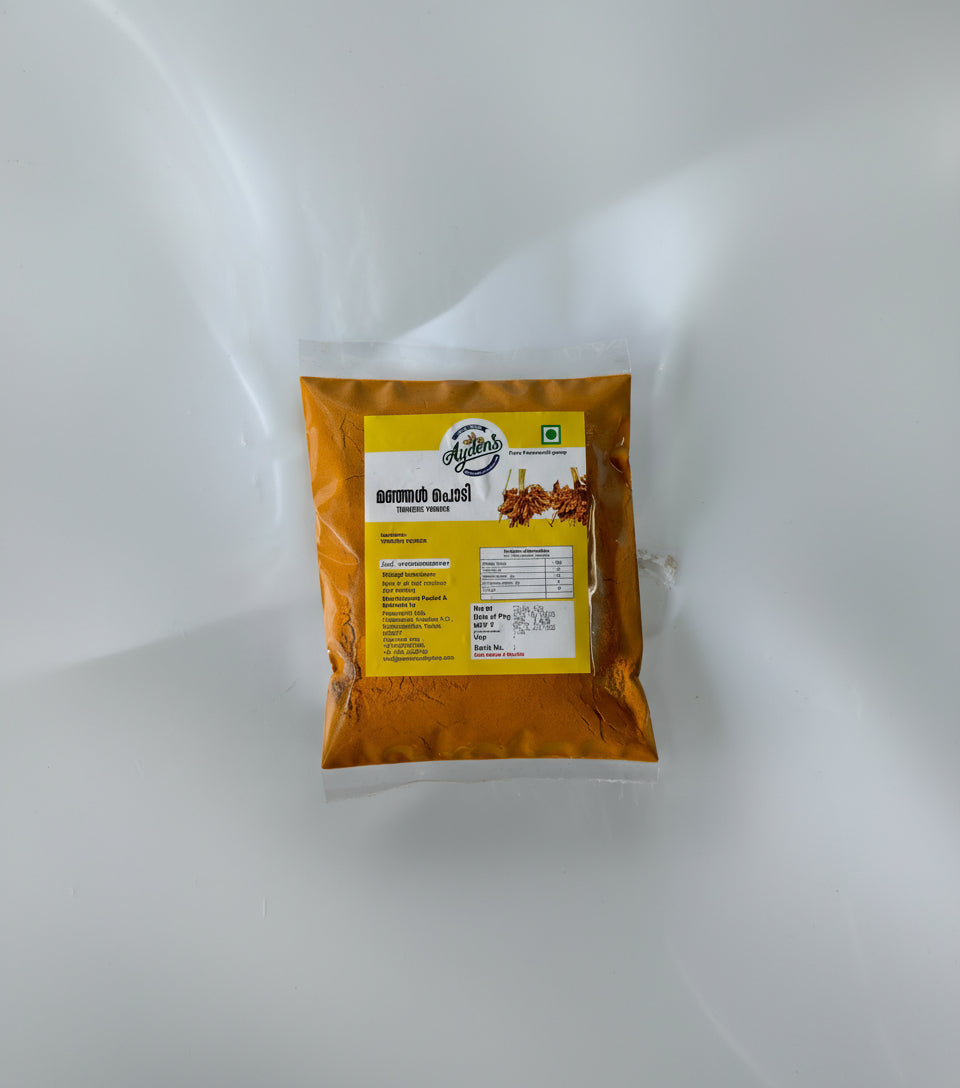 Aydens Turmeric Powder – 250g | Authentic Kerala Spice