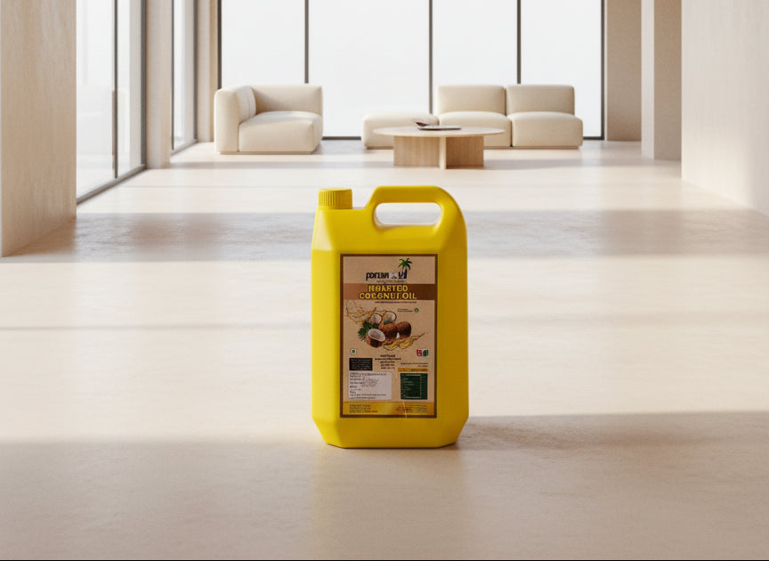 Panamoottil Roasted Coconut Oil – 5 Litre Jar | Rich Kerala Flavor