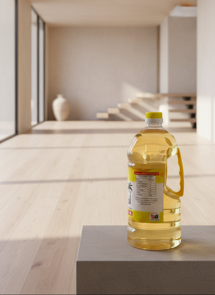 Panamoottil Roasted Coconut Oil – 2 Liter Bottle | Authentic Kerala Flavor