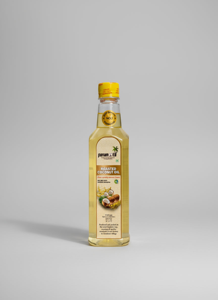 COCONUT OIL ROASTED 500ML BOTTLE