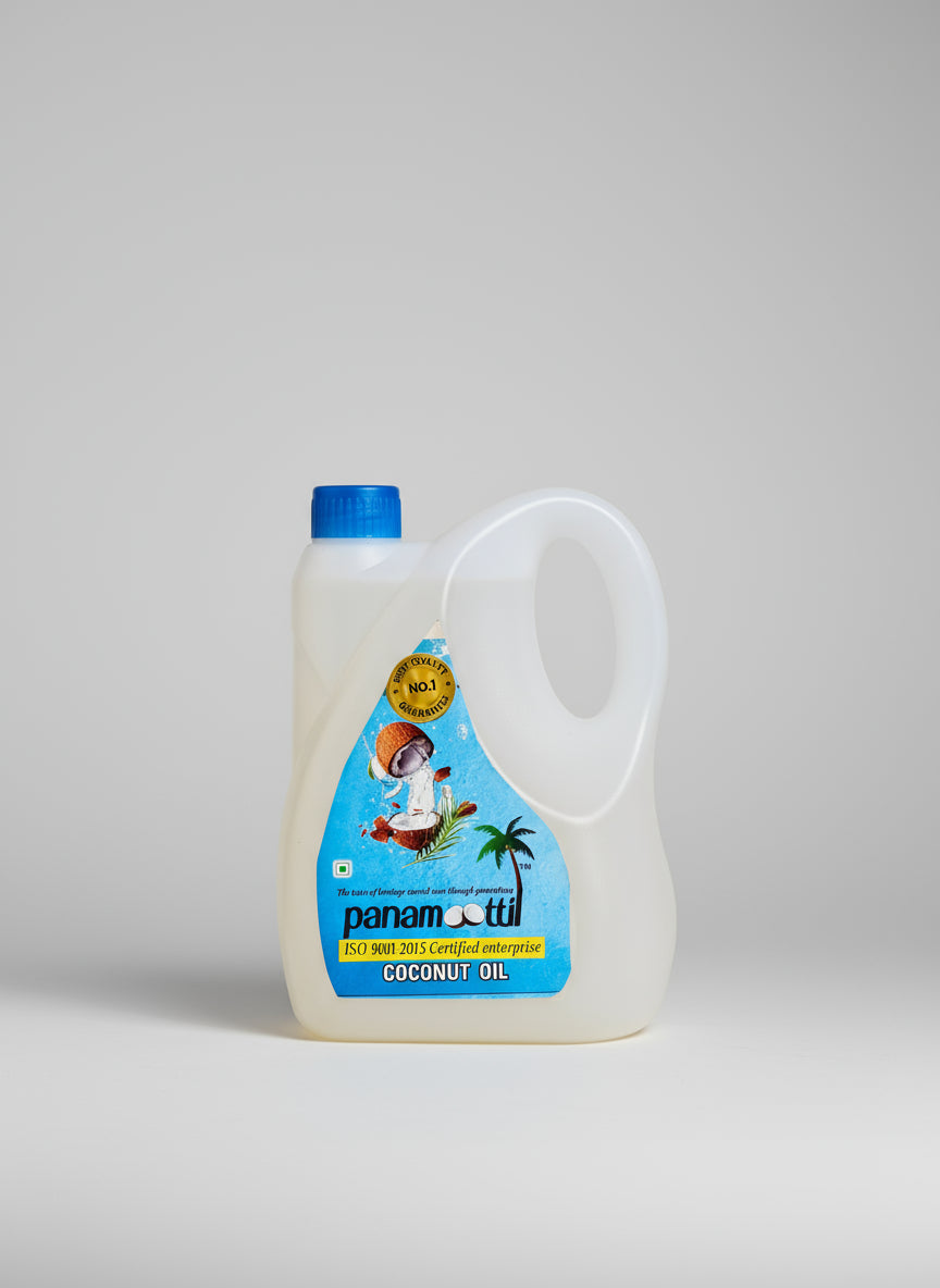 Panamoottil Coconut Oil – 1 kg Can | Pure & Fresh Kerala Coconut Oil
