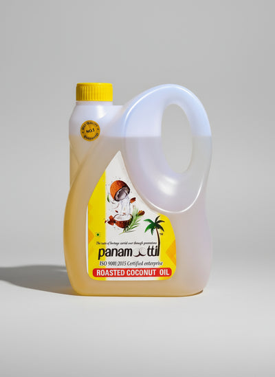 Panamoottil Roasted Coconut Oil – 2 kg Can | Authentic Kerala Flavor