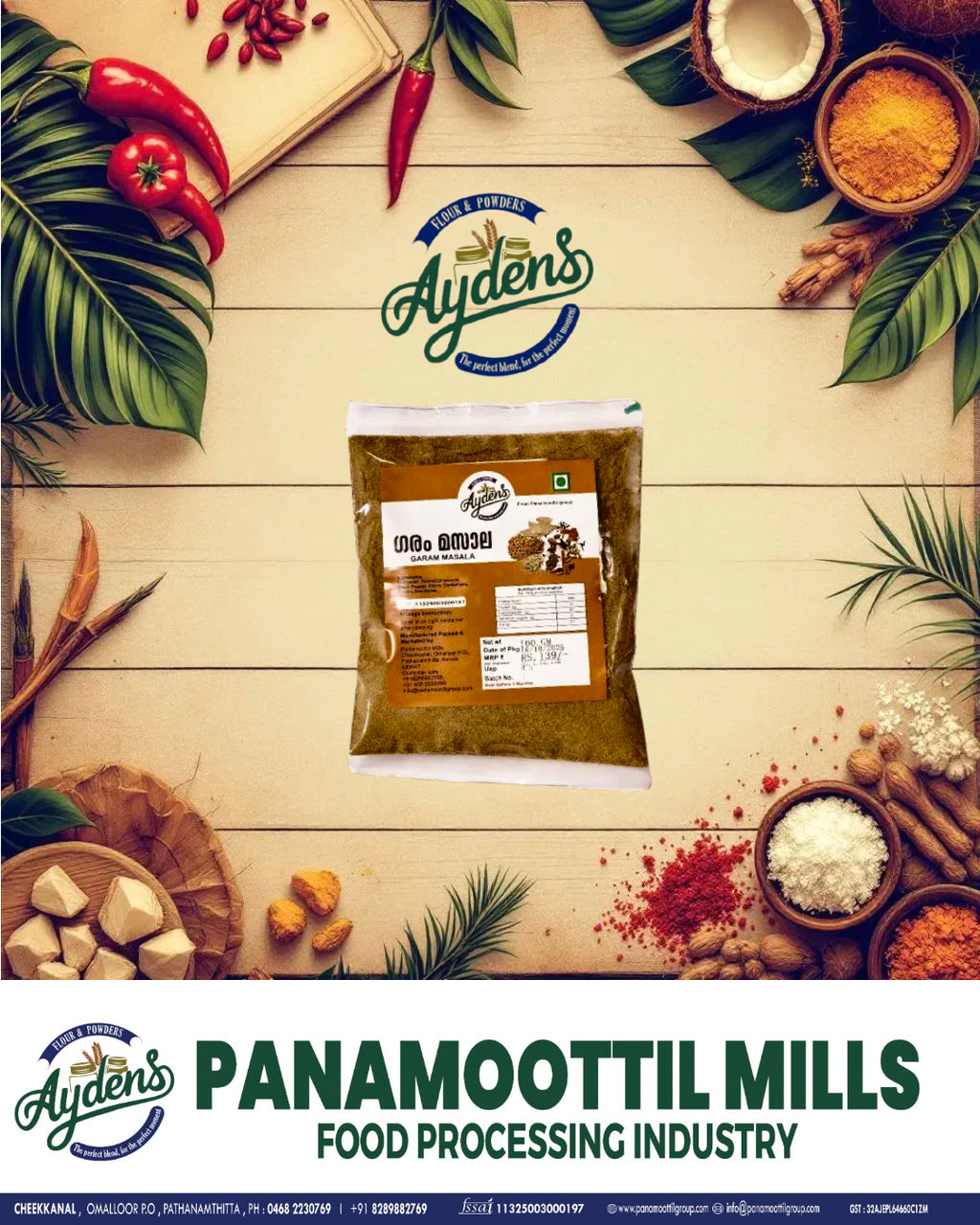 Aydens Garam Masala – 100g | Authentic Kerala Spice Blend